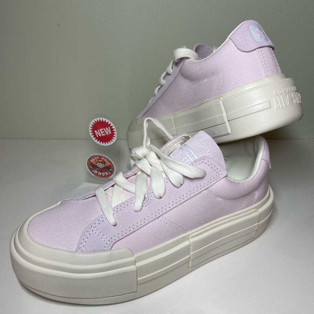 Converse - Size W8/M6.5 - Cruise OX Canvas Lilac Platform Sneakers - A09841C New